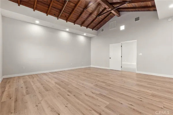 a view of an empty room