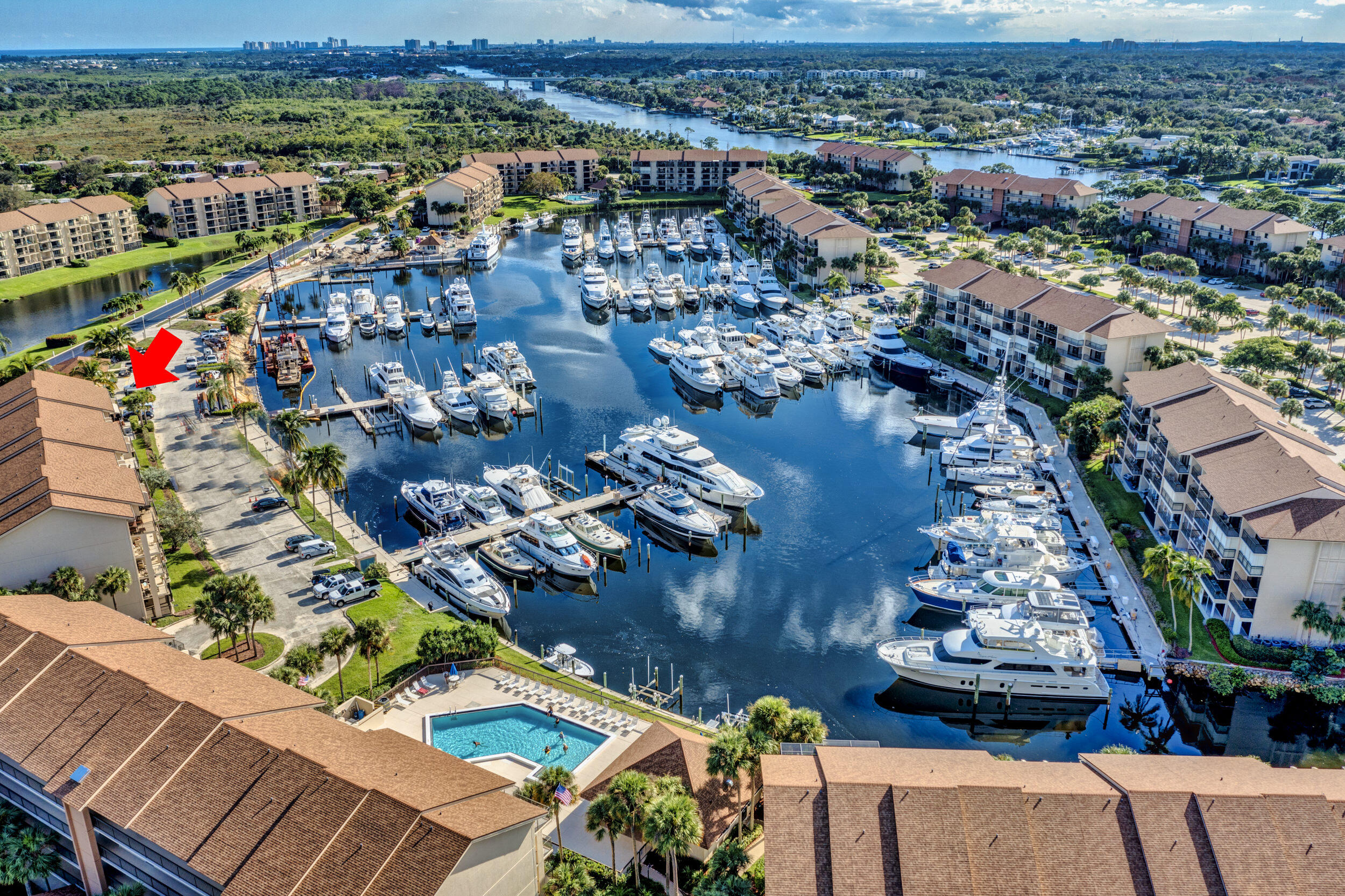 1401 Tidal Pointe Boulevard, Unit 201 Jupiter, FL 33477 - Photo 33 of 45 1401 Tidal Pointe Blvd #201 Aerial 2