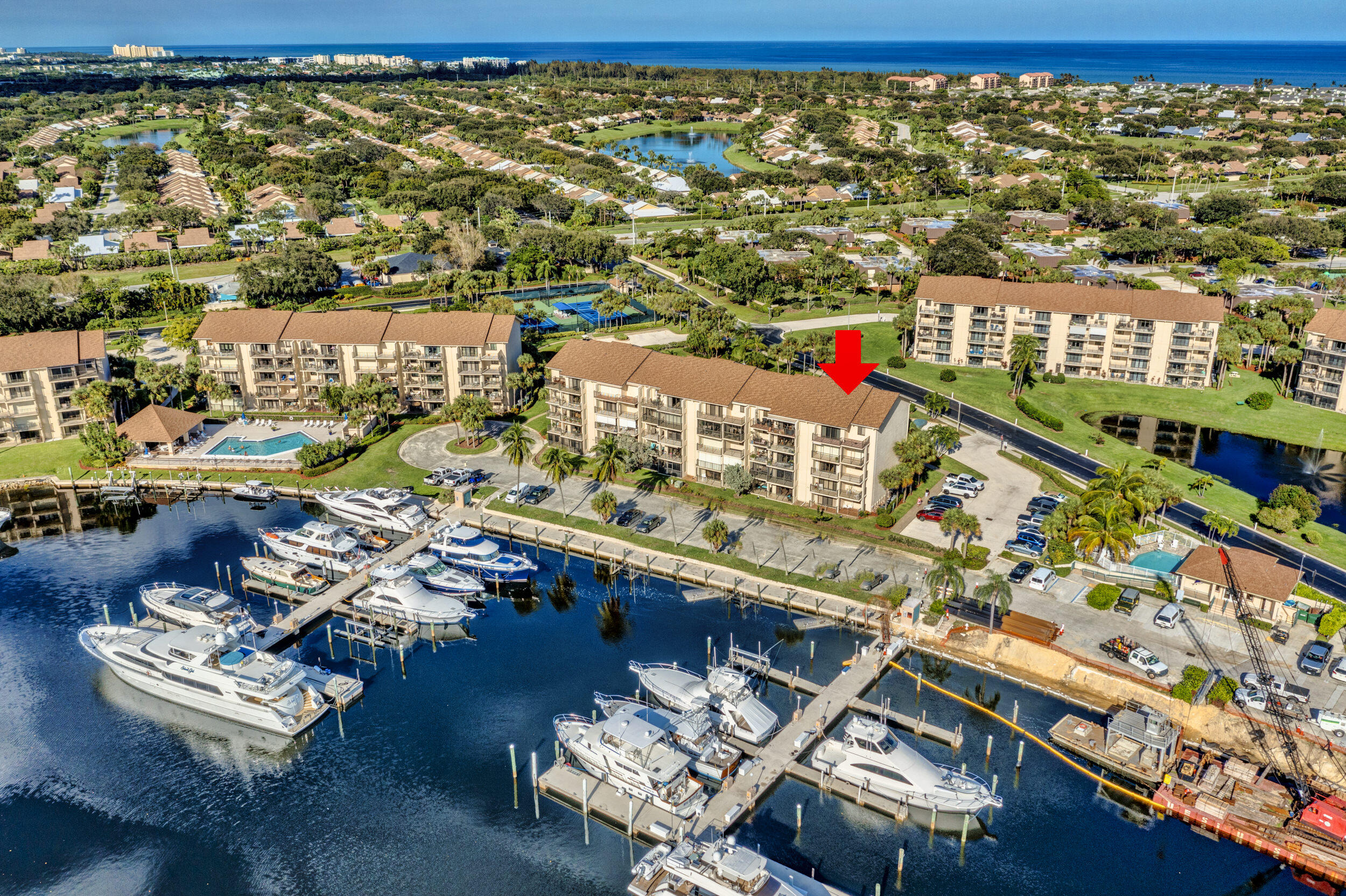 1401 Tidal Pointe Boulevard, Unit 201 Jupiter, FL 33477 - Photo 35 of 45 1401 Tidal Pointe Blvd #201 Aerial 2
