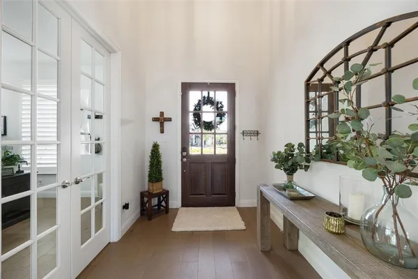 a room with furniture and window