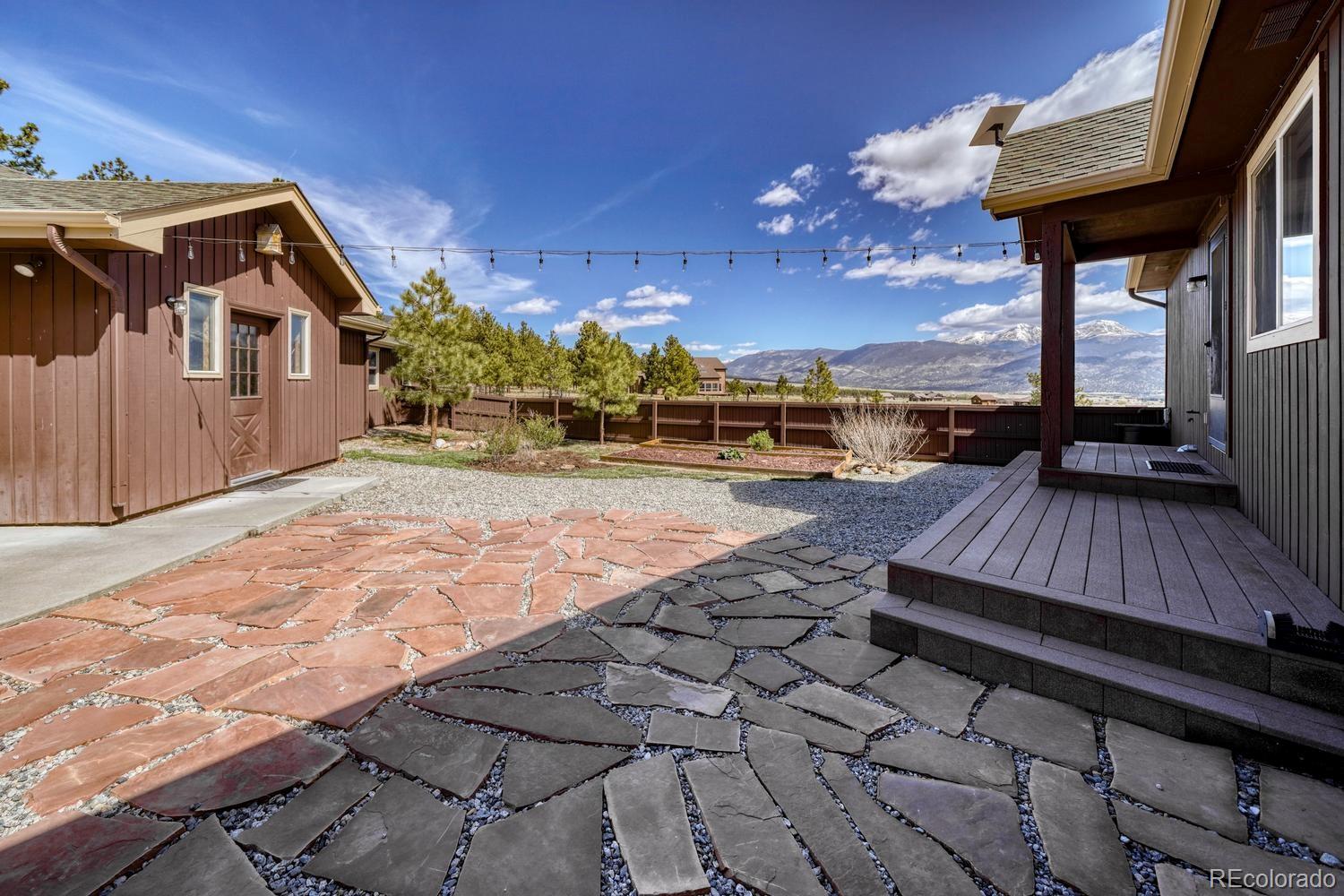 31015 West Ridge Road Buena Vista, CO 81211 - Photo 30 of 48 a view of a backyard with a patio
