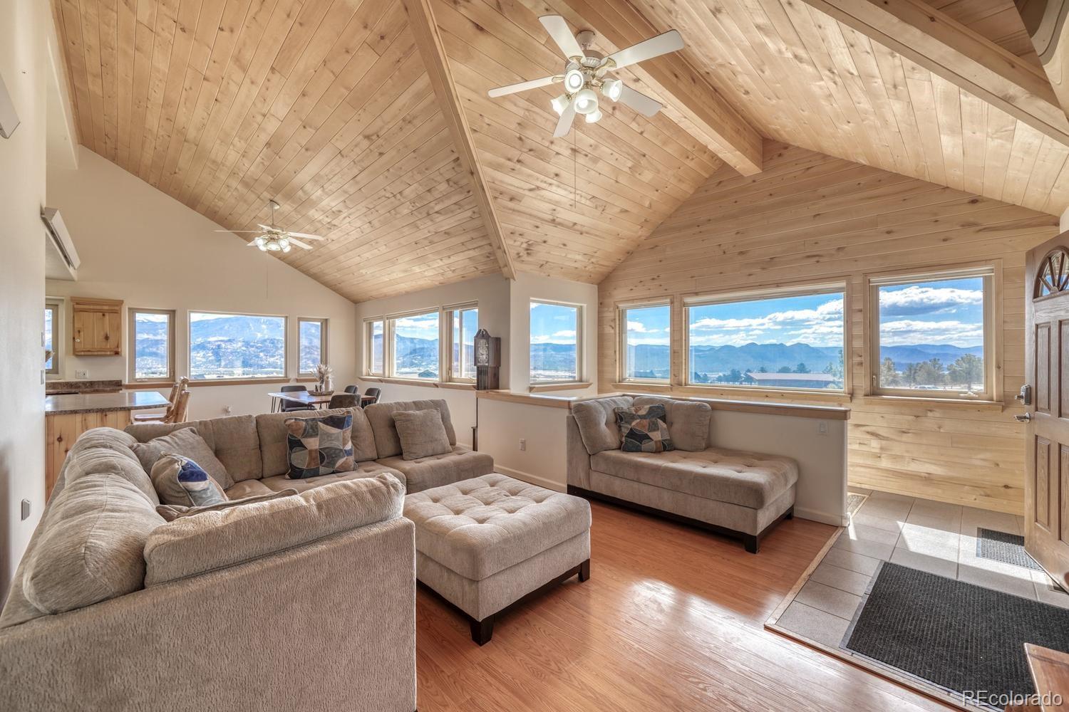 31015 West Ridge Road Buena Vista, CO 81211 - Photo 3 of 48 a living room with furniture and a large window