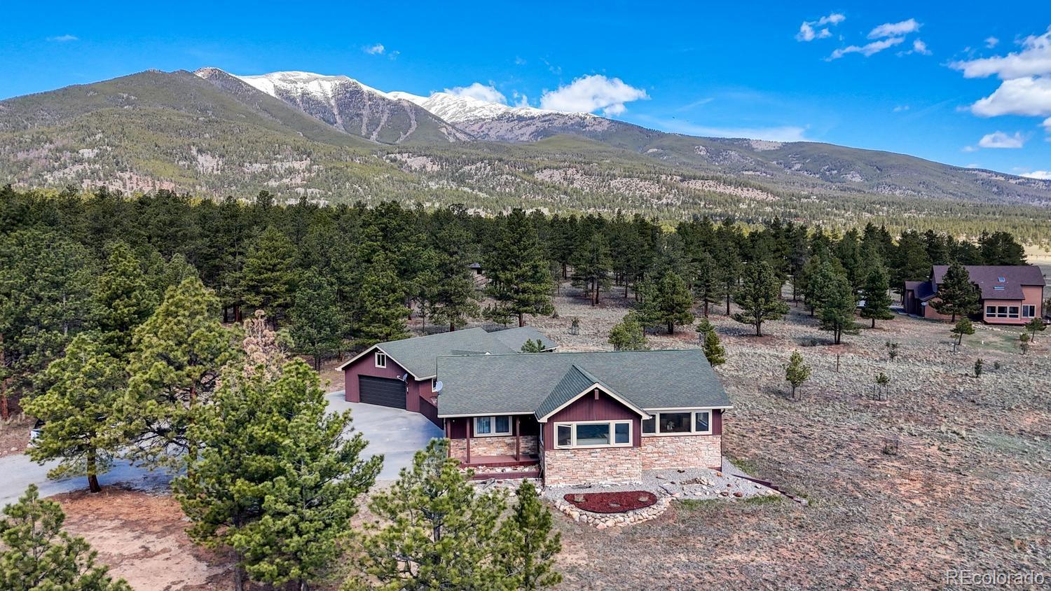 31015 West Ridge Road Buena Vista, CO 81211 - Photo 40 of 48 an aerial view of residential houses and trees in the background