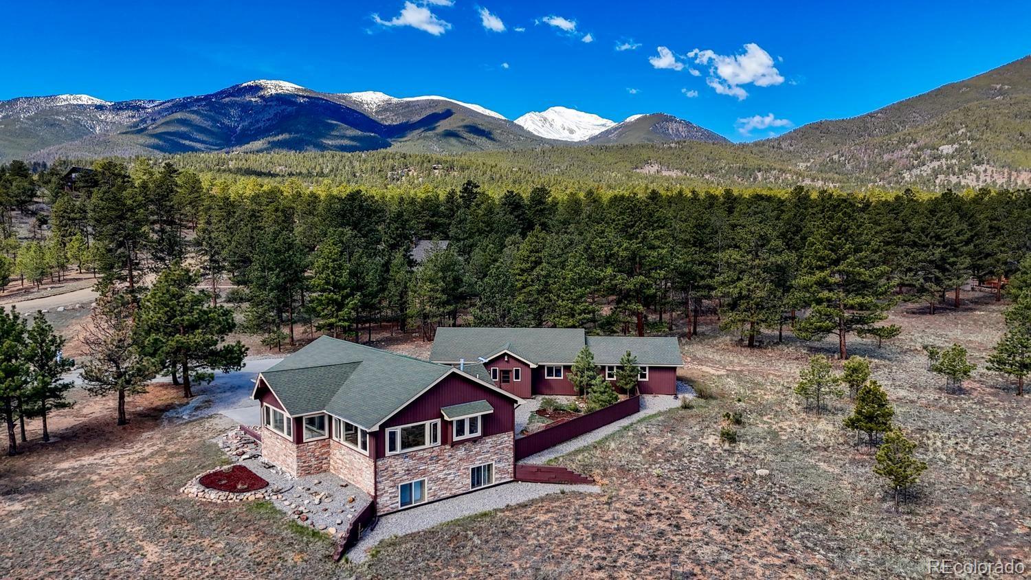 31015 West Ridge Road Buena Vista, CO 81211 - Photo 48 of 48 a view of a house with a mountain yard