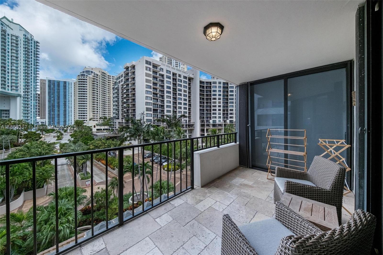 520 Brickell Key Drive, Unit A710 Miami, FL 33131 - Photo 41 of 43 a view of balcony with furniture