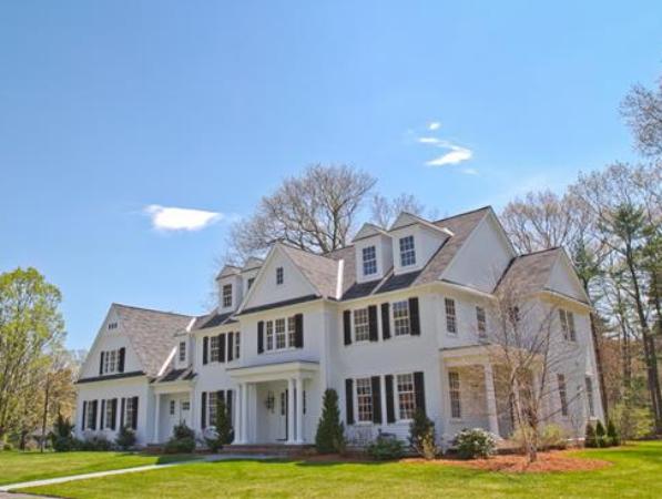 29 Cornell Road Wellesley, MA 02482 - Photo 1 of 23 a view of a big building with a big yard and large trees