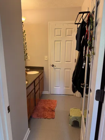 a bathroom with a sink and a toilet