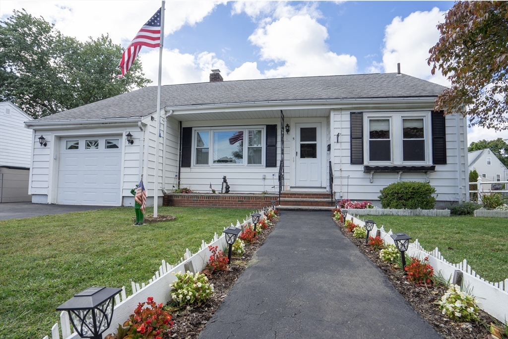 5 Hampton Street Saugus, MA 01906 - Photo 12 of 24 a front view of house with yard
