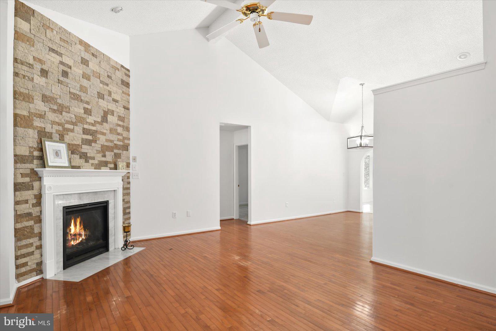 68 Falcon Bridge Road Berlin, MD 21811 - Photo 4 of 71 a view of a livingroom with wooden floor and a fireplace
