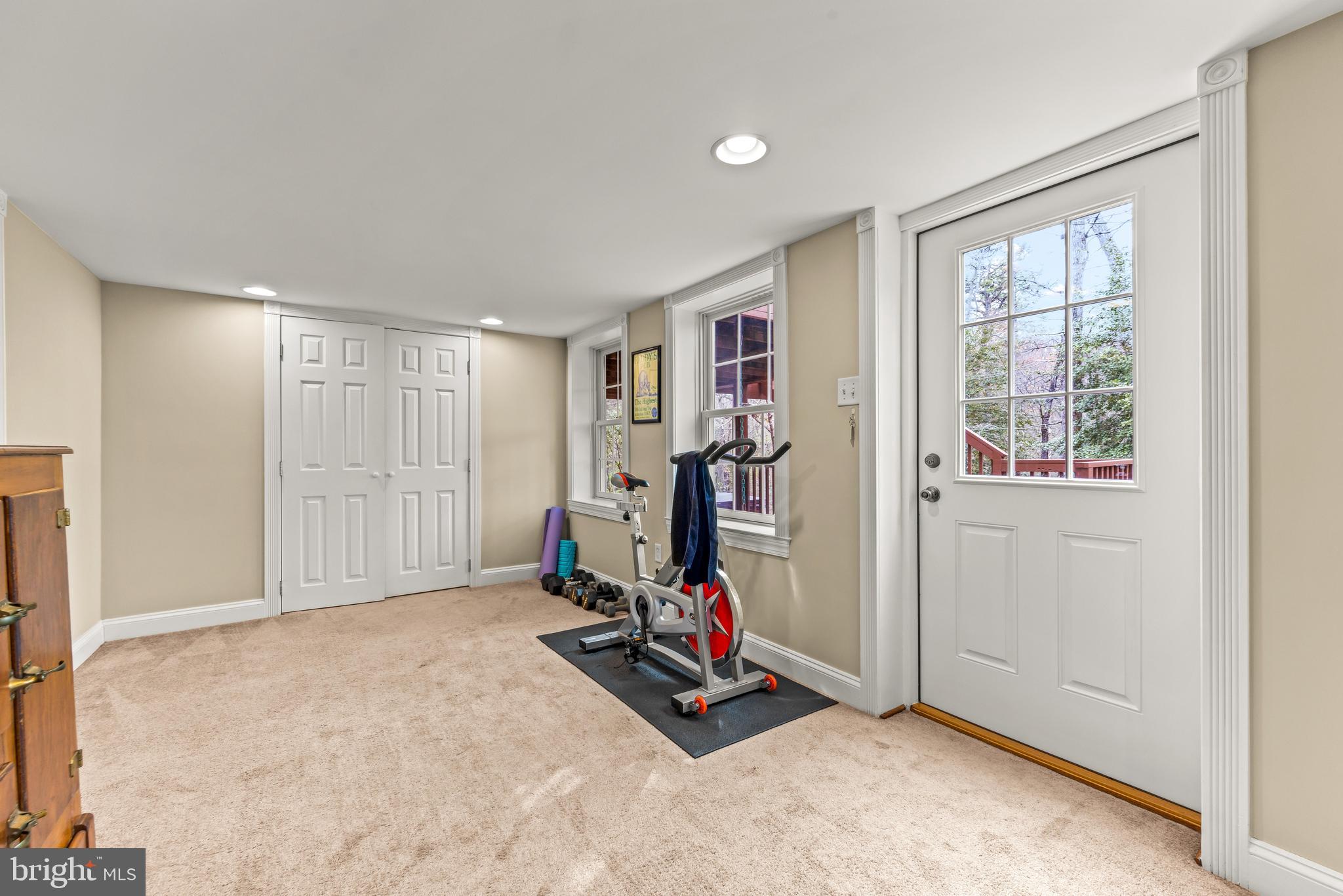 776 Snodgrass Road Crownsville, MD 21032 - Photo 36 of 82 a view of a room with gym equipment