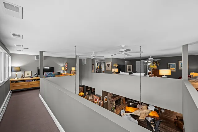 a view of a yard with snow