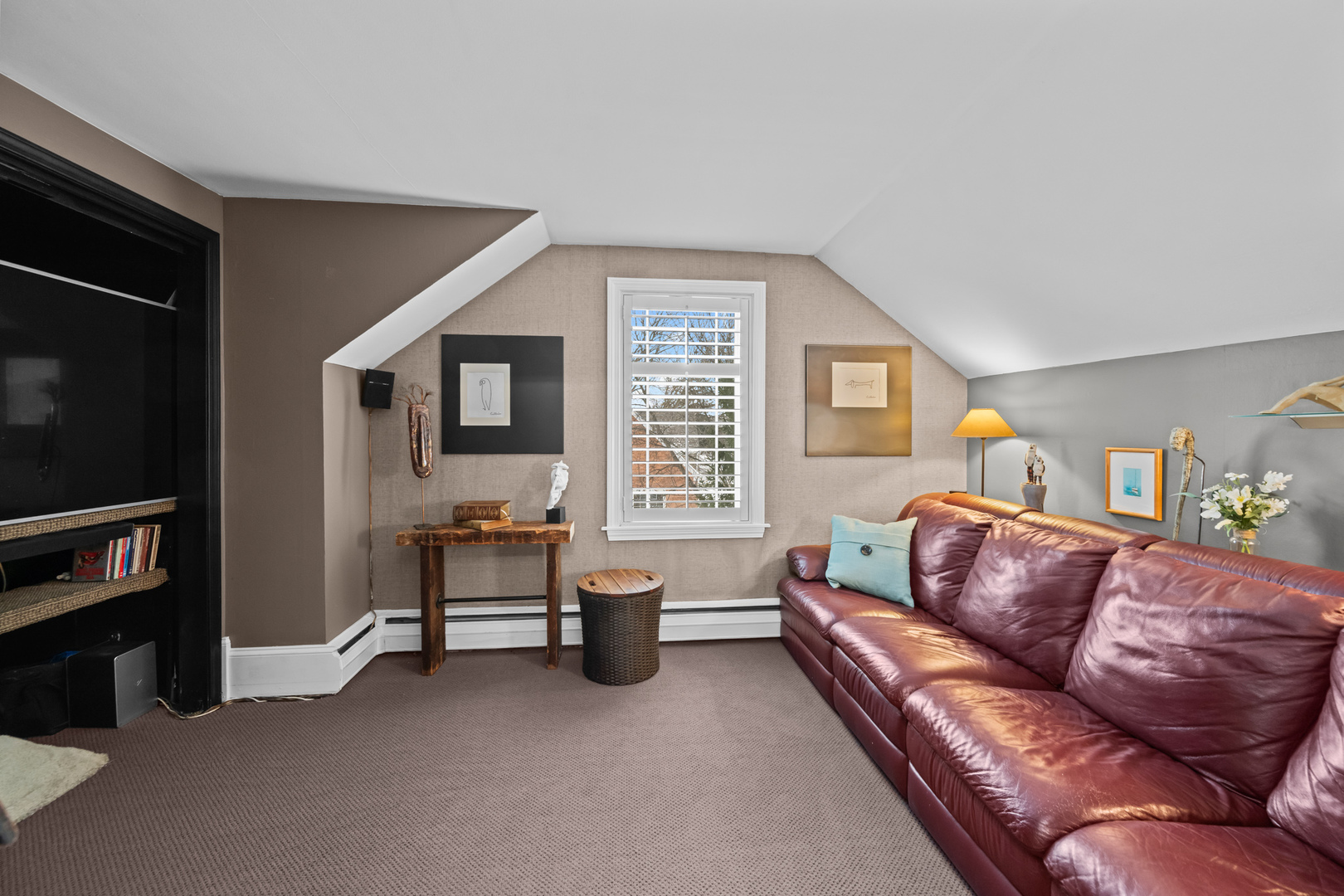 108 North Wheeling Road Prospect Heights, IL 60070 - Photo 31 of 54 a living room with furniture and a flat screen tv