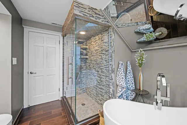 a view of a covered with snow in the yard