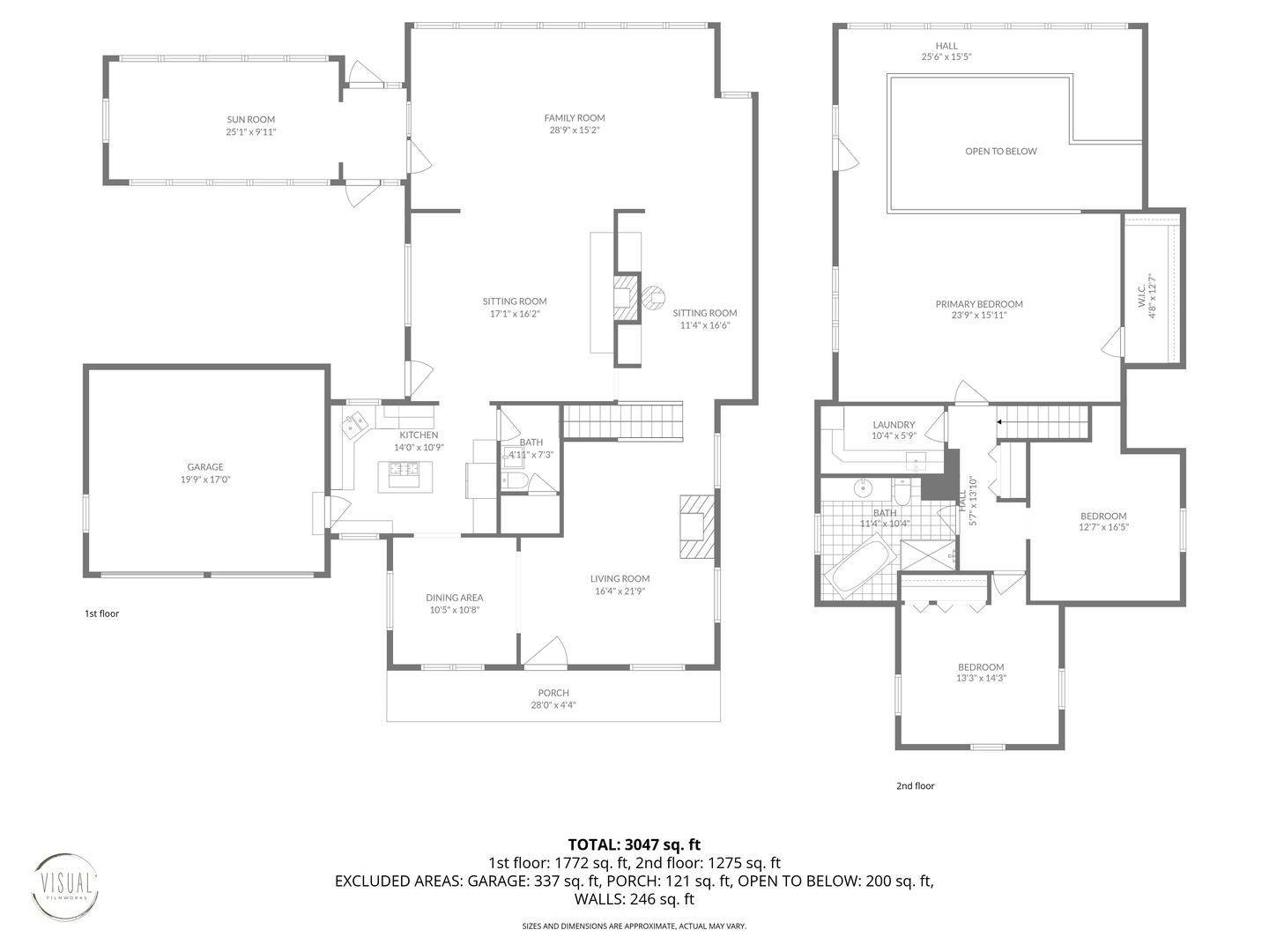 108 North Wheeling Road Prospect Heights, IL 60070 - Photo 37 of 54 a black and white photo of a living room