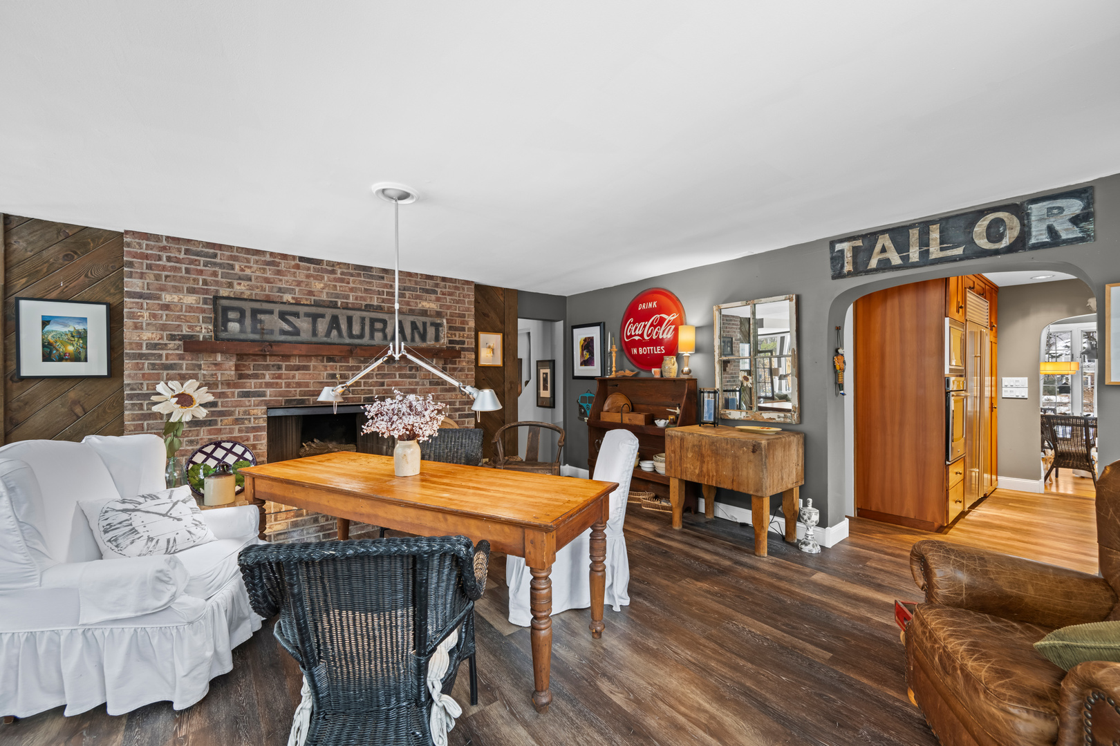 108 North Wheeling Road Prospect Heights, IL 60070 - Photo 8 of 54 a view of a dining room with furniture window and wooden floor