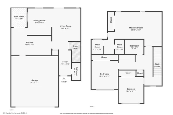 $819,000 | 539 Blue Jay Drive, Hayward, CA 94544
