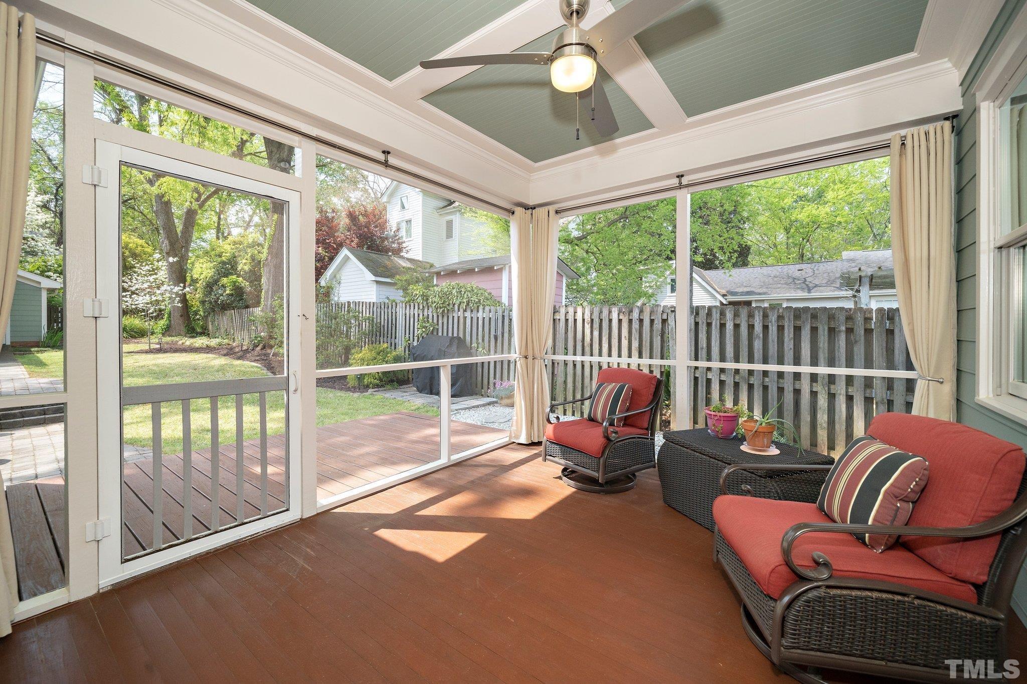 606 North Boundary Street Raleigh, NC 27604 - Photo 14 of 16 a view of a patio with furniture