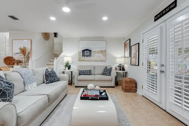 a bedroom with furniture and a couch