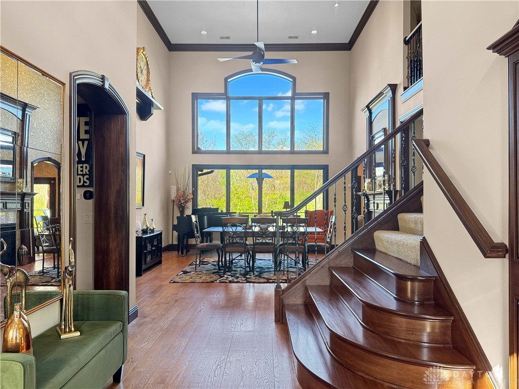 4096 Middle Urbana Road Urbana, OH 43078 - Photo 29 of 96 This grand entry and living space features high ceilings and abundant natural light.