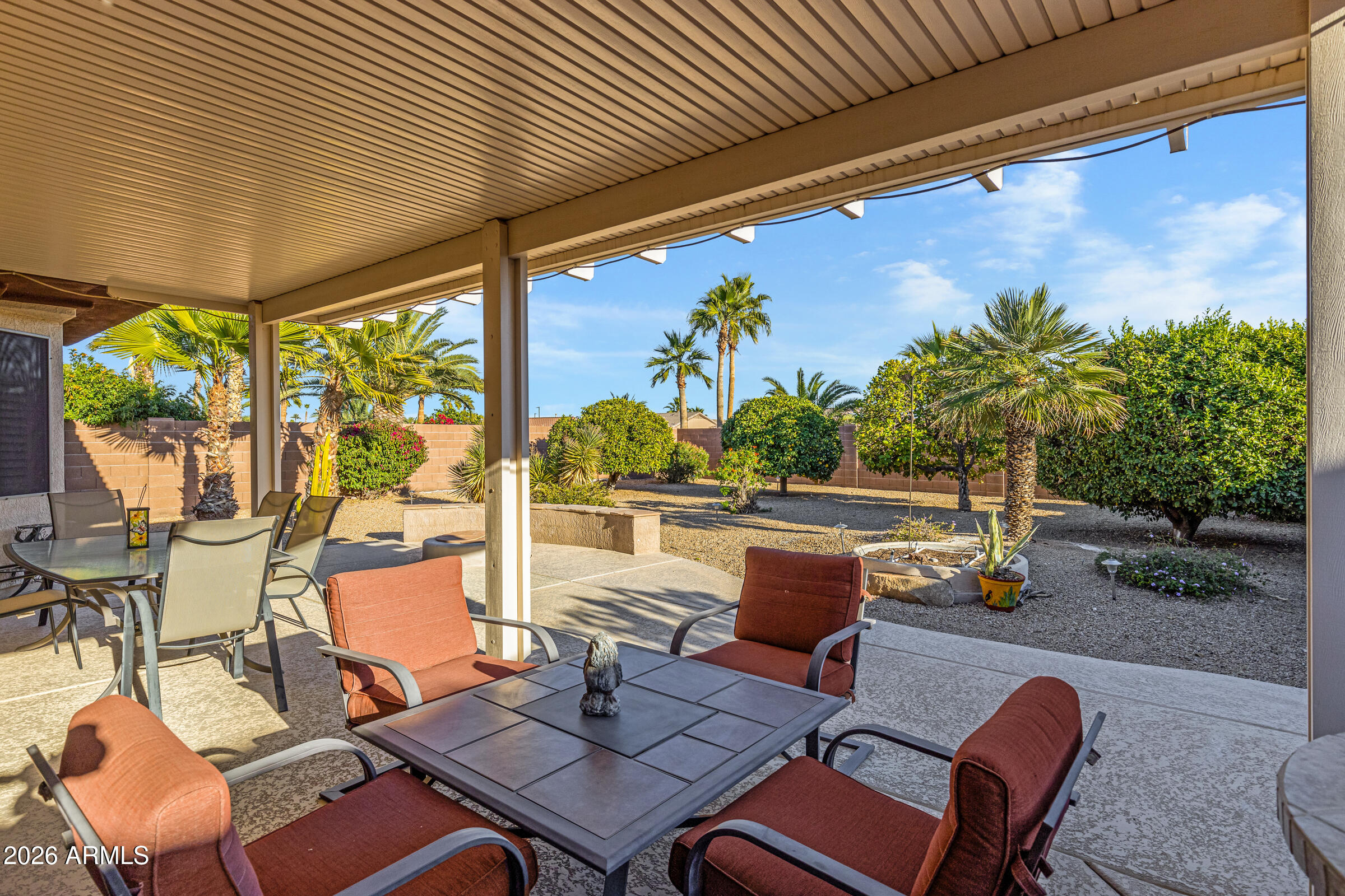 19253 North Hunters Run Surprise, AZ 85387 - Photo 28 of 30 a view of an outdoor sitting area with furniture