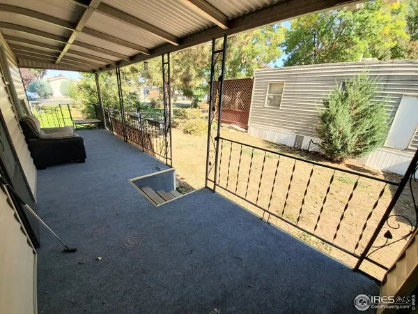 a view of outdoor space with seating