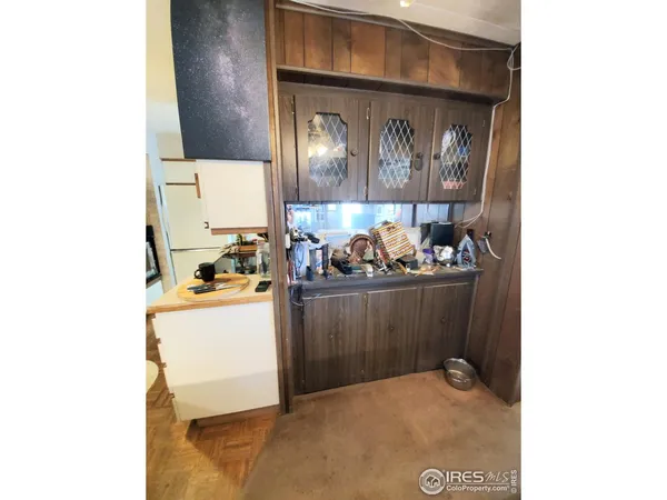 a room with storage and utility