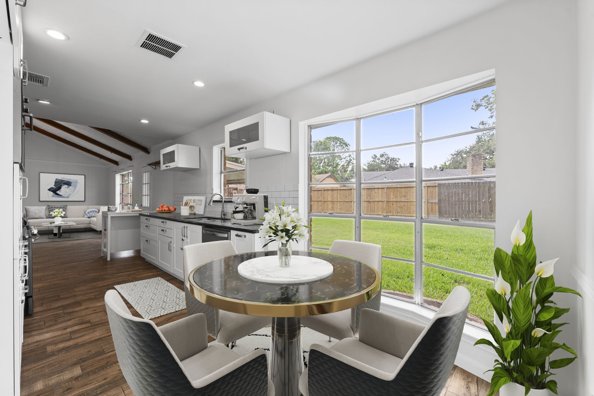 9735 Kemp Forest Drive Houston, TX 77080 - Photo 13 of 25 Breakfast Nook. *Virtually Staged