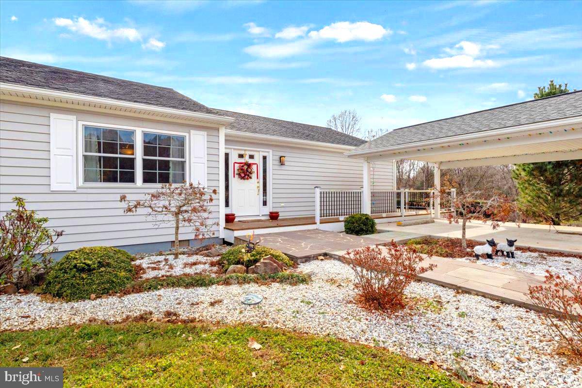 65 Chestnut Rail Lane Madison, VA 22727 - Photo 41 of 50 a front view of a house with a patio
