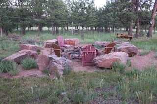143 Ring Road Guffey, CO 80820 - Photo 33 of 36 View of yard featuring an outdoor fire pit