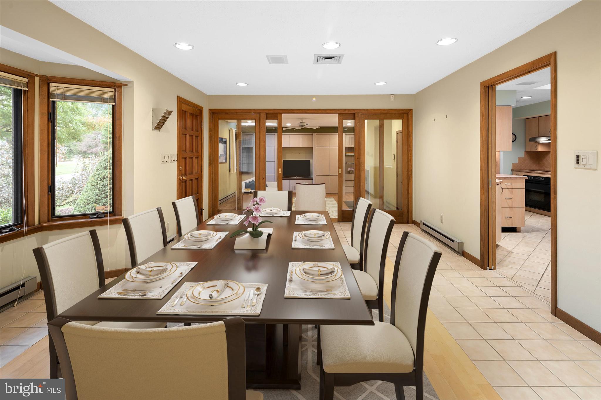 8 Lambert Lane Robbinsville, NJ 08691 - Photo 6 of 33 Dining Room View into Living Room