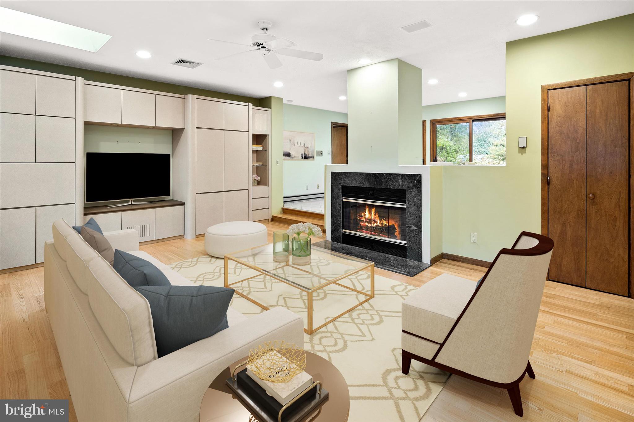 8 Lambert Lane Robbinsville, NJ 08691 - Photo 8 of 33 Living Room with Built-in's