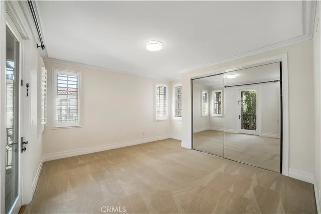 a view of sky from a balcony