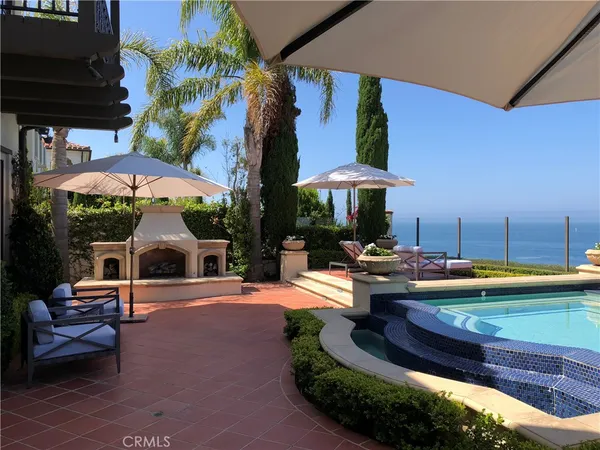 a outdoor view with a sitting space