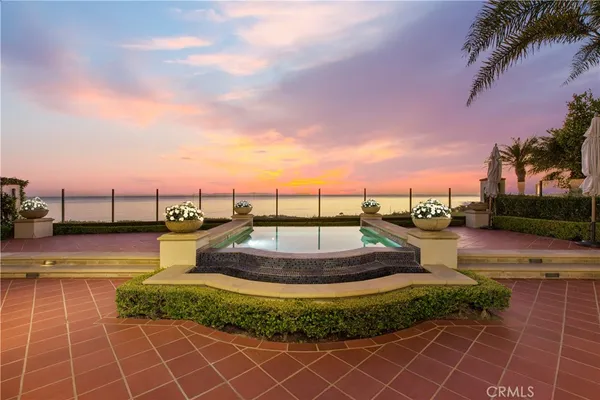 a view of a terrace with sitting area