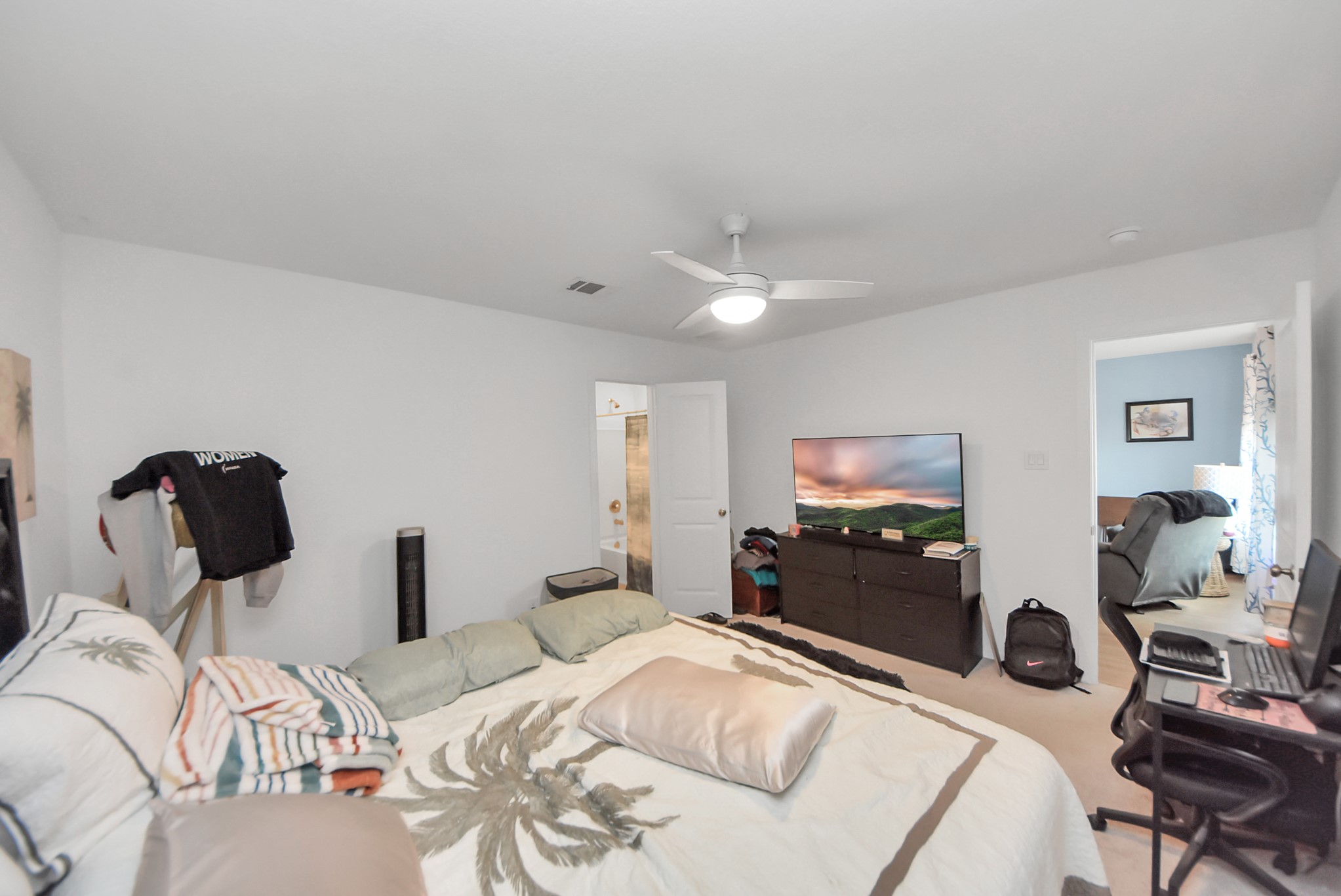 1719 Windrose Bend Angleton, TX 77515 - Photo 20 of 31 a bedroom with a bed and furniture