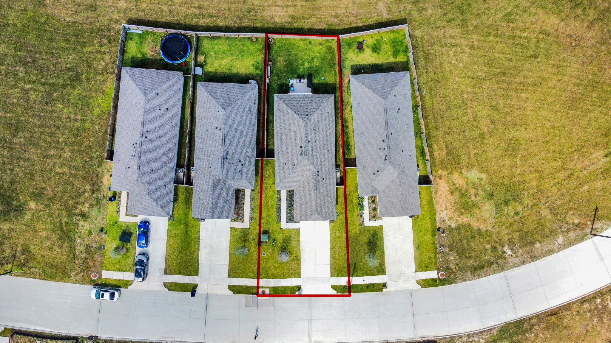 1719 Windrose Bend Angleton, TX 77515 - Photo 30 of 31 front view of a brick house with a large windows