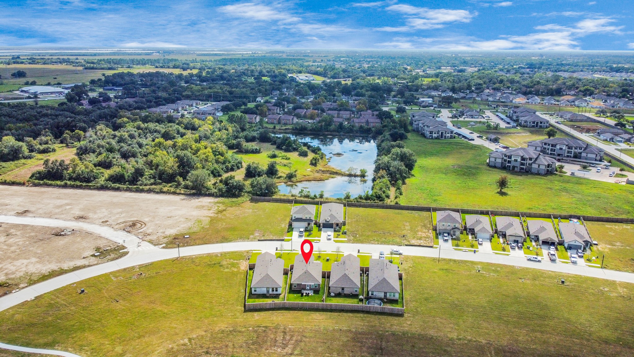 1719 Windrose Bend Angleton, TX 77515 - Photo 31 of 31 a view of a swimming pool with an outdoor seating
