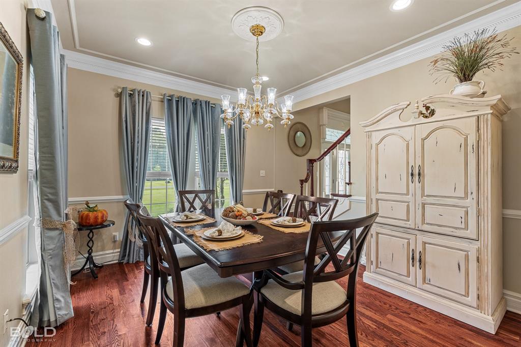 10722 Provence Place Keithville, LA 71047 - Photo 16 of 23 The formal dining room is spacious*crown moldings are thru out the home