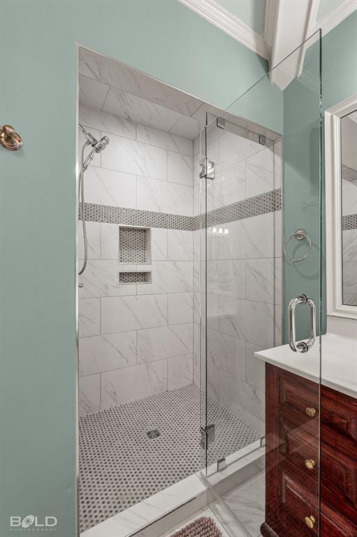 10722 Provence Place Keithville, LA 71047 - Photo 21 of 23 The original shower was recently relaced with a larger tiled shower with a glass front