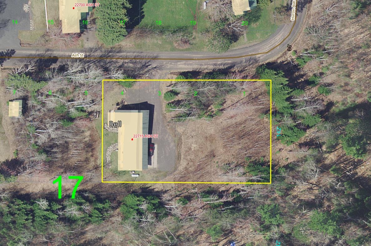 22715 Ash Street Cornucopia, WI 54827 - Photo 4 of 8 Aerial Close View