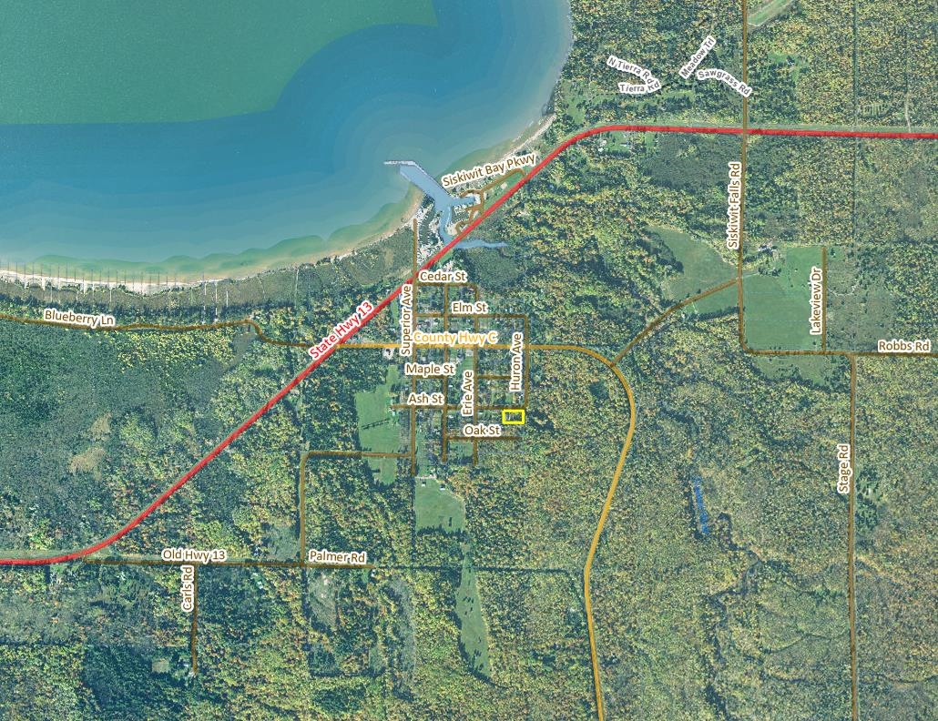 22715 Ash Street Cornucopia, WI 54827 - Photo 5 of 8 Aerial Lake Superior View