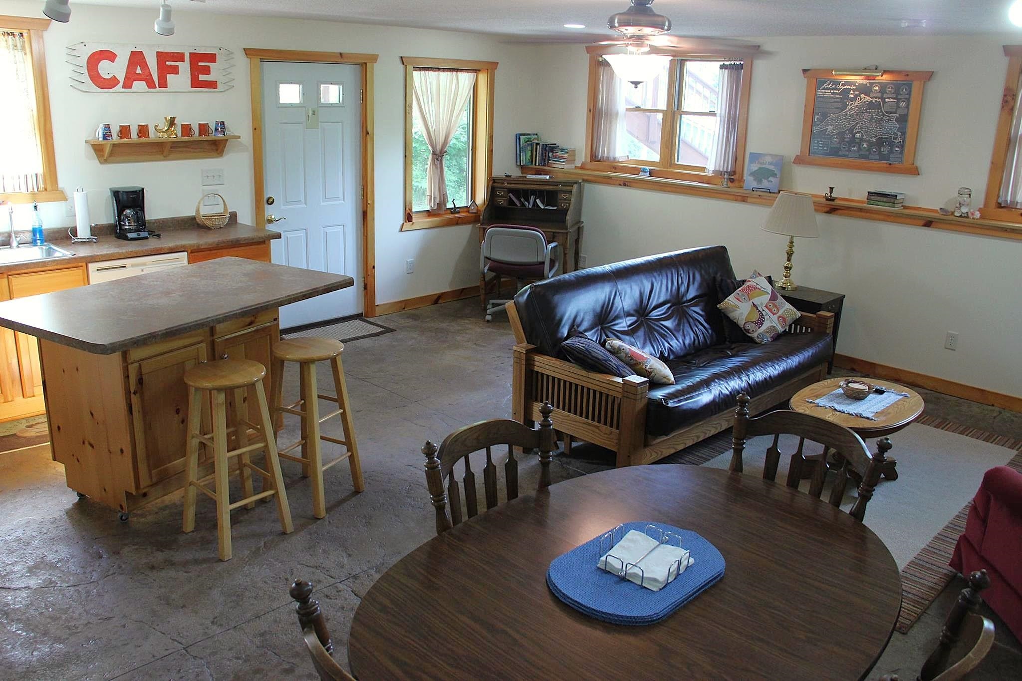 22715 Ash Street Cornucopia, WI 54827 - Photo 6 of 8 Lower Level Family Room