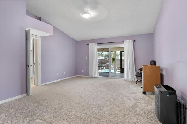 a view of a livingroom with a car