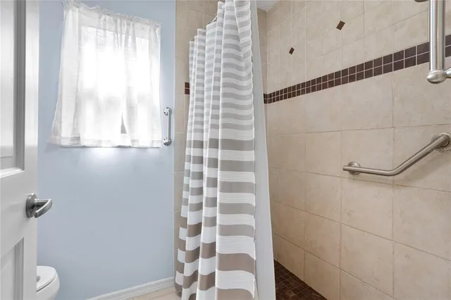 an empty room with window