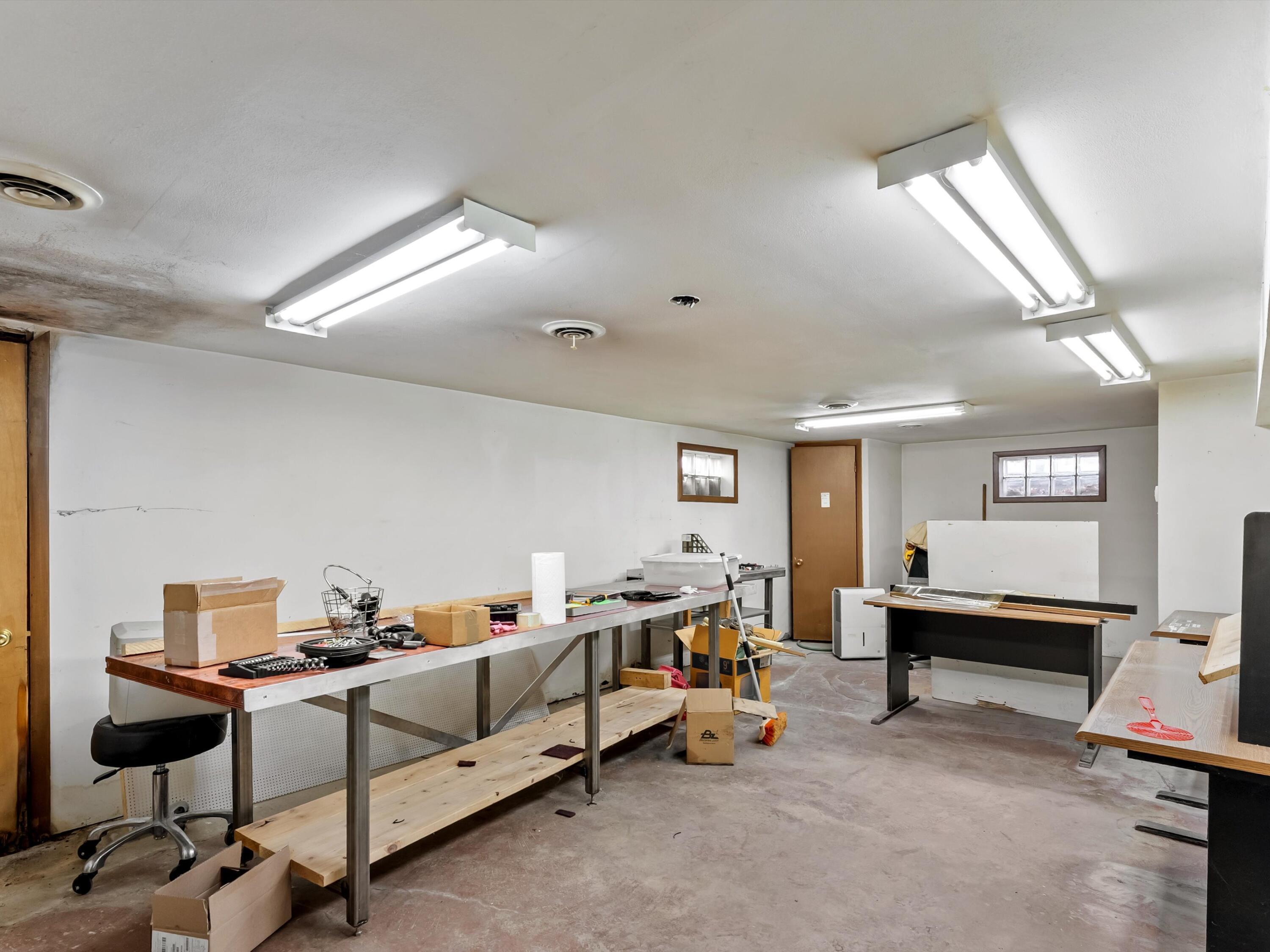 6424 Newton Road Newton, WI 53063 - Photo 13 of 21 Lower Rec Room