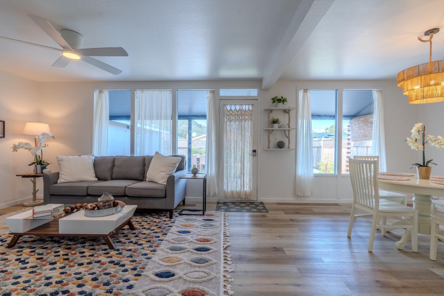 1324 Peralta Road Pacifica, CA 94044 - Photo 9 of 35 a living room with furniture and wooden floor