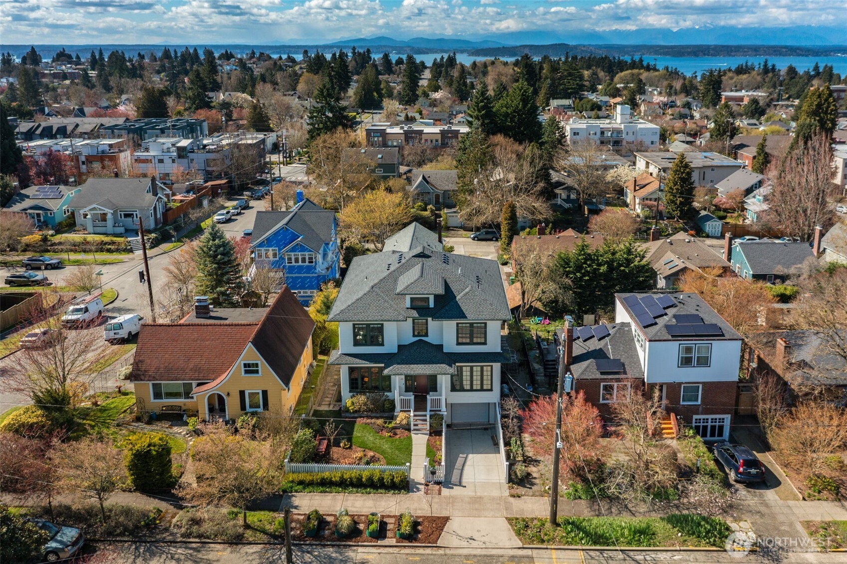 3723 41st Avenue Southwest Seattle, WA 98116 - Photo 37 of 40 an aerial view of multiple house