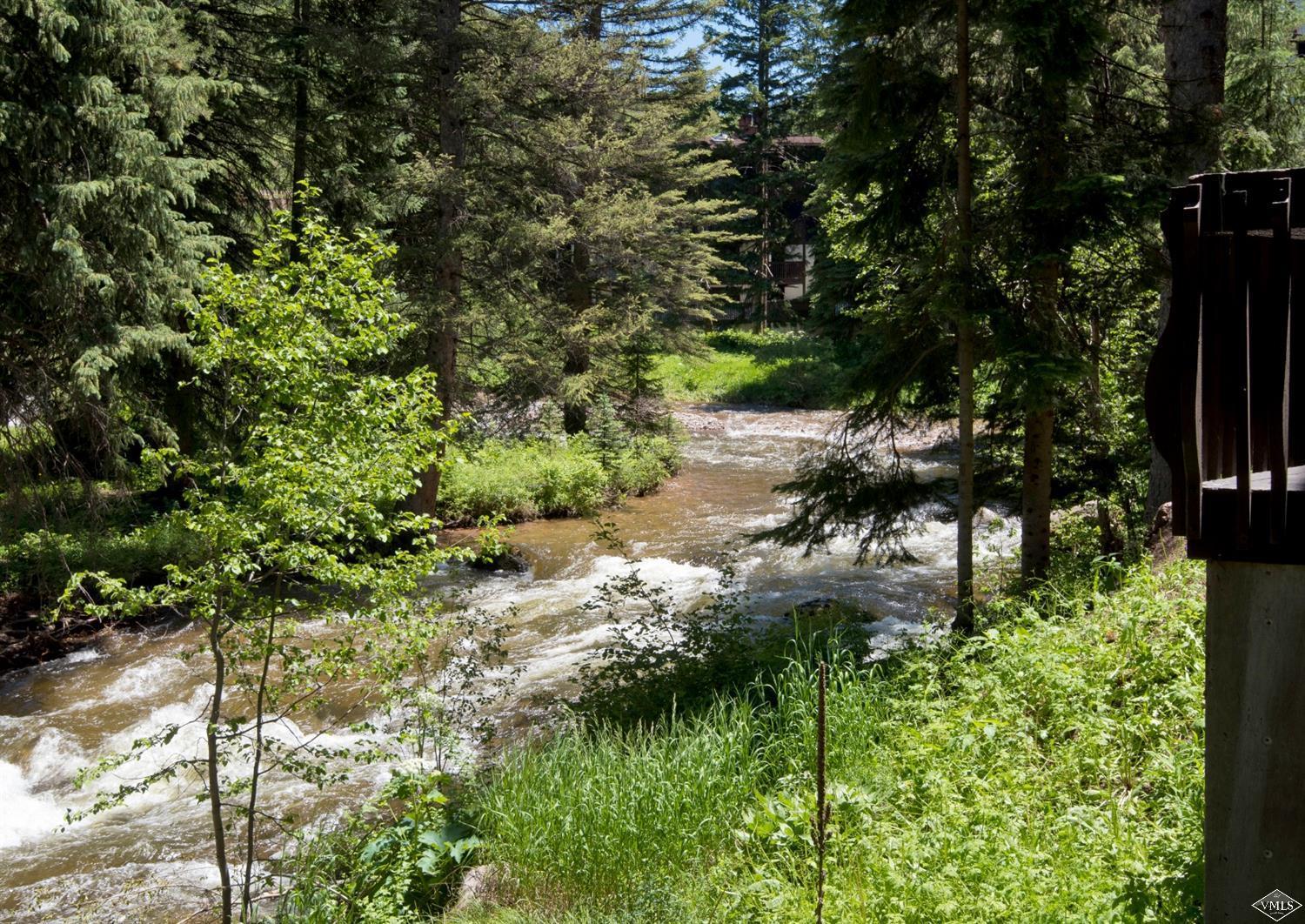 4570 Vail Racquet Club Drive, Unit 21 Vail, CO 81657 - Photo 16 of 16 a view of a yard with plants and large trees