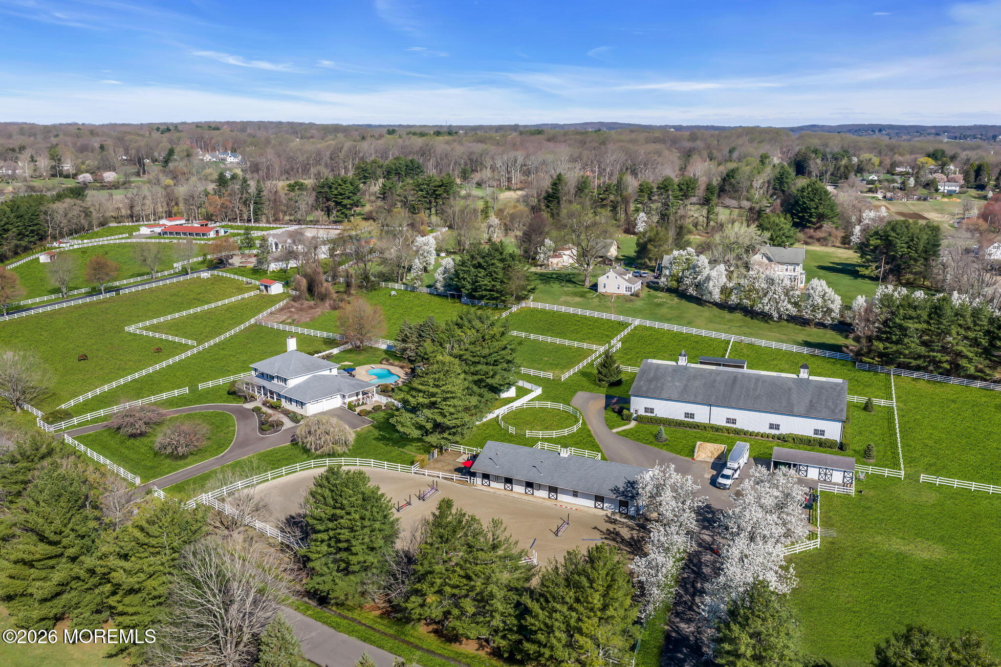 an aerial view of a football ground