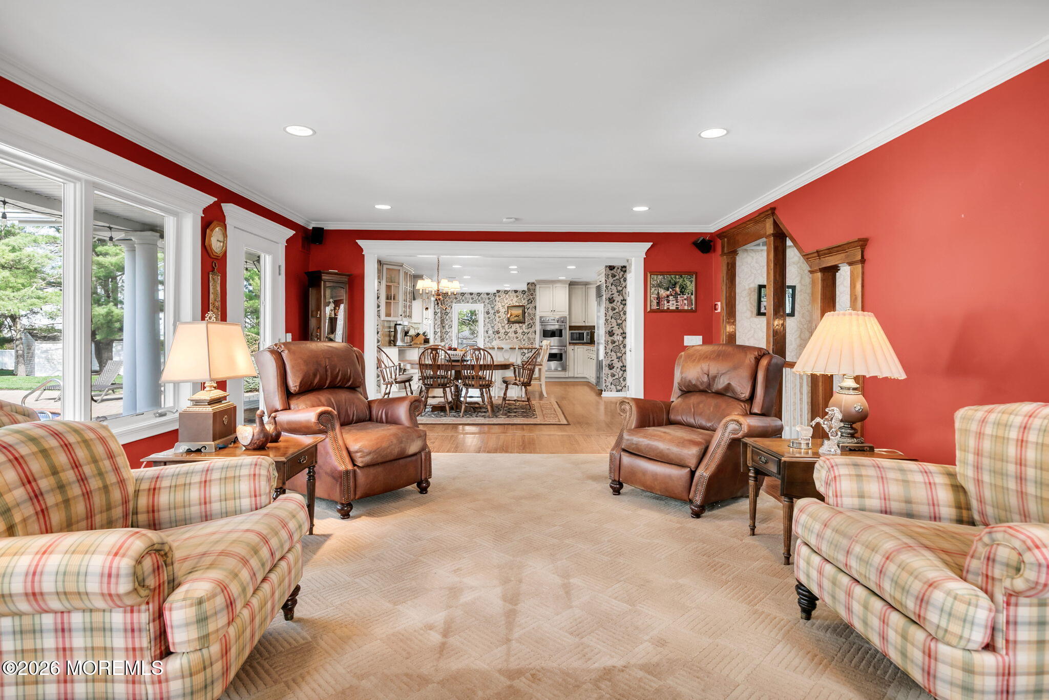 10 Paddock Lane Colts Neck, NJ 07722 - Photo 27 of 55 a living room with furniture and a large window
